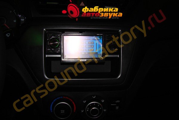 установка автомагнитолы Mystery Mystery Kia Rio