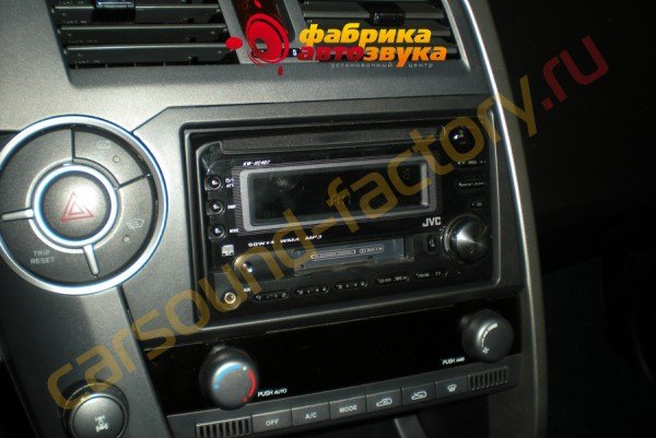 установка автомагнитолы JVC KW-XC407 JVC KW-XC407 SsangYong Kyron