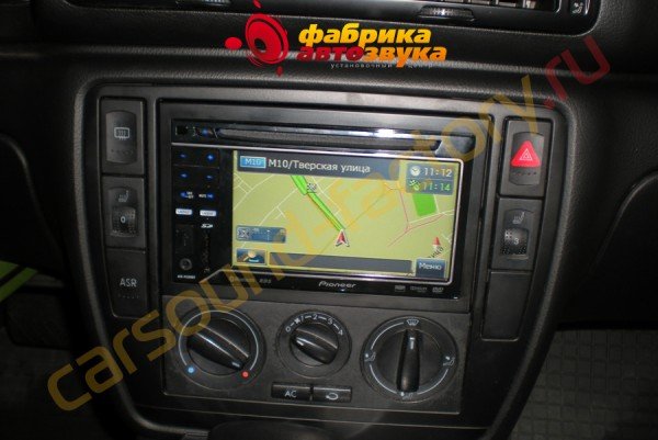 установка 2din магнитолы Pioneer Navgate 32BT Pioneer Navgate 32BT Volkswagen Passat 5