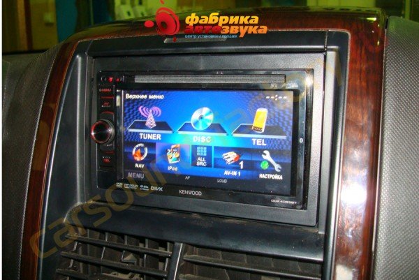 установка автомагнитолы Kenwood DDX 4053BT Kenwood DDX 4053BT Ford Explorer