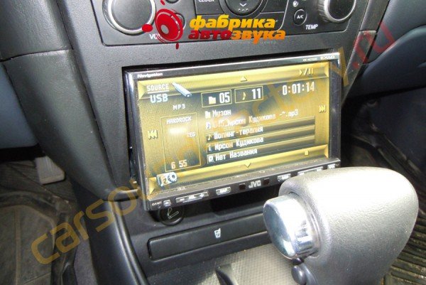 Установка автомагнитолы JVC KW-NX7000 Nissan Almera Classic