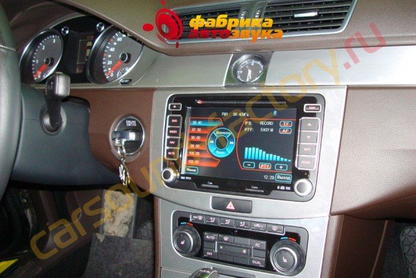 установка автмоагнитолы Phantom Passat new Phantom Passat 7 Volkswagen Passat 7