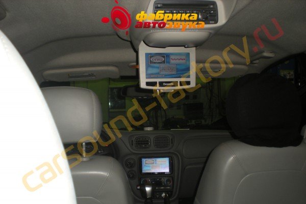 согласование штатного потолочного монитора - Chevrolet Trailblazer