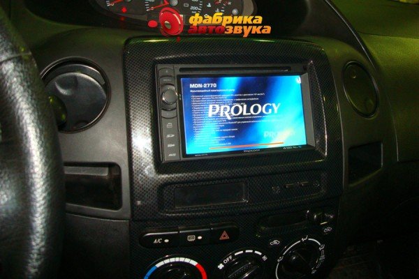 установка автомагнитолы Prology Geely MK
