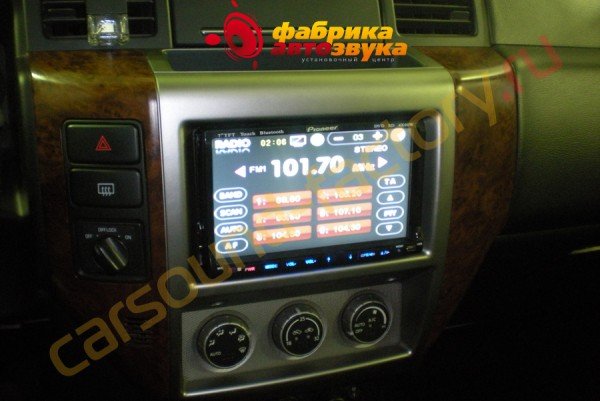 установка головного устройства Pioneer (китайский) Pioneer (китайский) Nissan Patrol