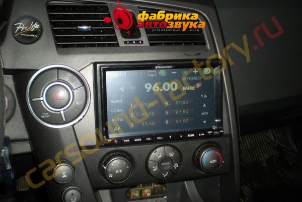 установка автомагнитолы Pioneer (китай) Pioneer (китай) SsangYong Kyron