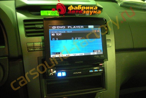 установка автомагнитолы Alpine IVA-D105R Alpine IVA-D105R SsangYong Rexton