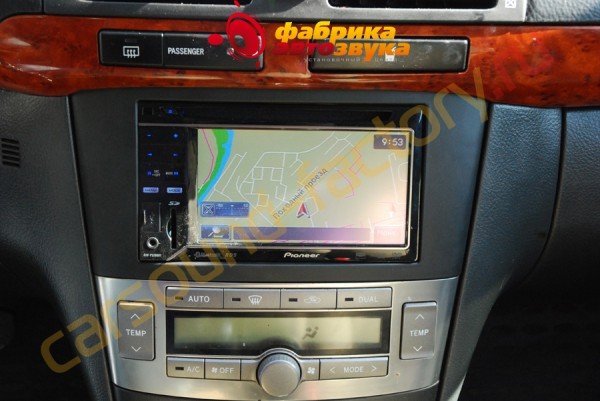 установка магнитолы Pioneer Navgate 32BT Pioneer Navgate 32BT Toyota Avensis