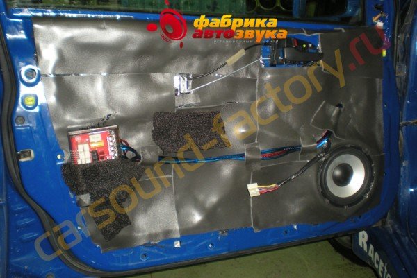 установка компонентной акустики DLS UP6.2 DLS UP6.2 Mitsubishi Lancer Evolution