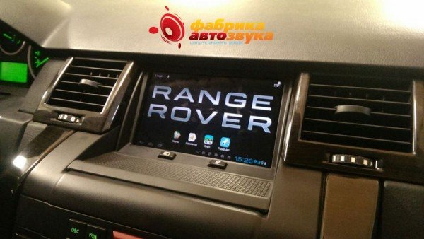 установка планшета - Land Rover Range Rover Sport