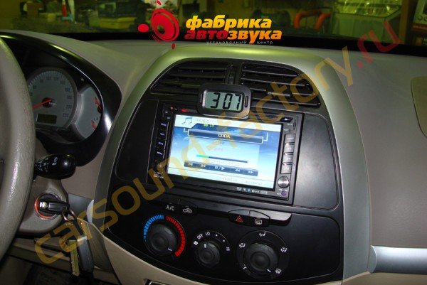 установка китайской автомагнитолы ноунейм Chery Tiggo