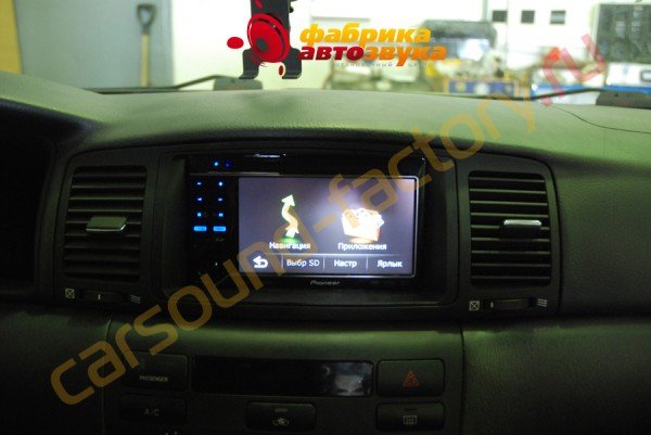 подключение автомагнитолы Pioneer Navgate 32BT Pioneer Navgate 32BT Toyota Corolla