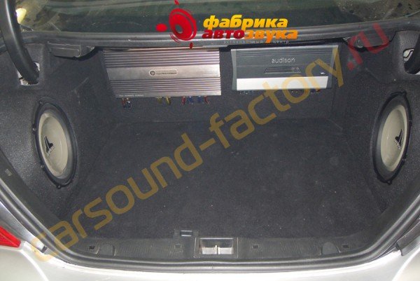 Установка усилителей DLS A6, Audison SRx 4.1 Merсedes S Class Coupe