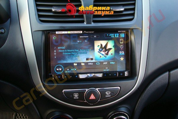 Автомагнитола 2din Pioneer AVH-X8500BT Pioneer AVH-X8500BT Hyundai Solaris