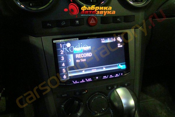 установка магнитолы Pioneer AVH-X8600BT Pioneer AVH-X8600BT Opel Antara