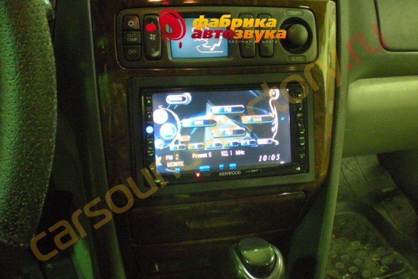 установка автомагнитолы 2din Kenwood DDX 8027 Kenwood DDX 8027 Mitsubishi Galant