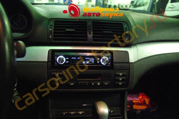 установка магнитолы Pioneer Pioneer DEH-P88RS2 BMW 3 series