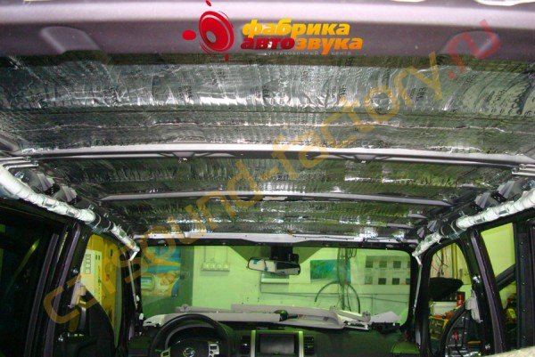 шумоизоляция крыши SGM Nissan X-Trail