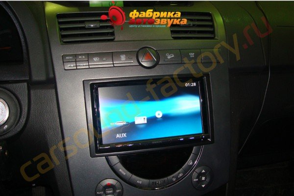 установка автомагнитолы Sony XAV-701BT Sony XAV-701BT SsangYong Rexton