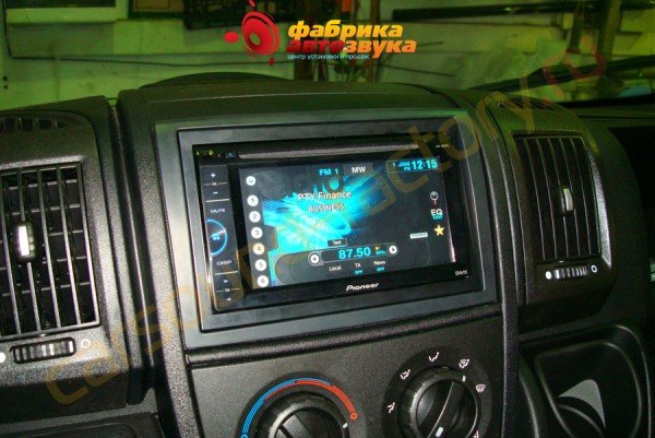 автомагнитола Pioneer AVH-160DVD Peugeot Boxer