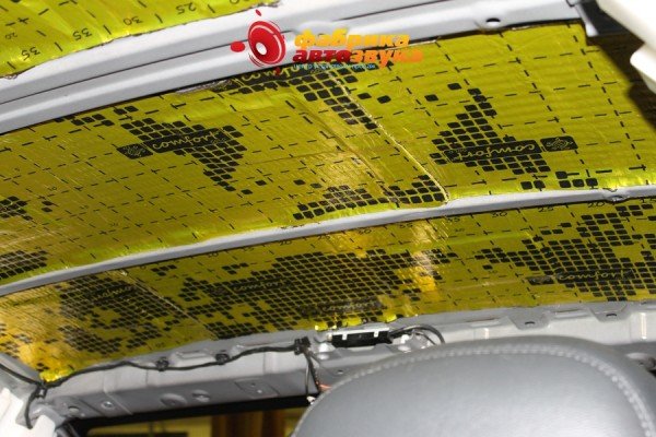 шумоизоляция потолка автомобиля Comfort Geely Emgrand