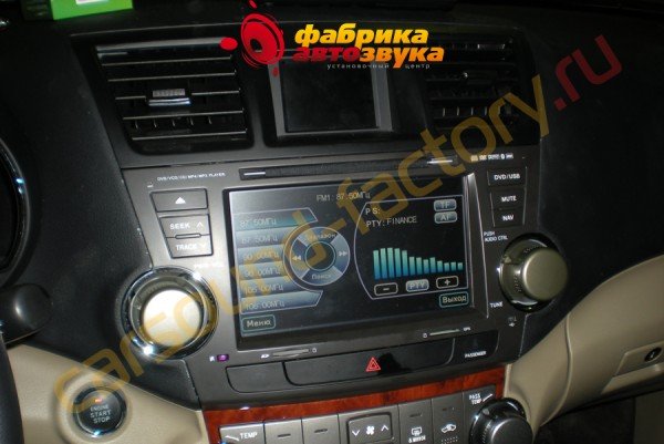 автомагнитола Phantom Phantom Toyota Highlander Toyota Highlander