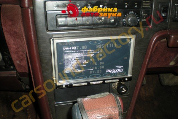 установка магнитолы Prology Prology DVS-2135 Toyota Cresta