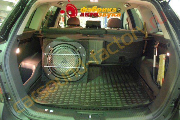 установка сабвуфера JL Audio Opel Antara