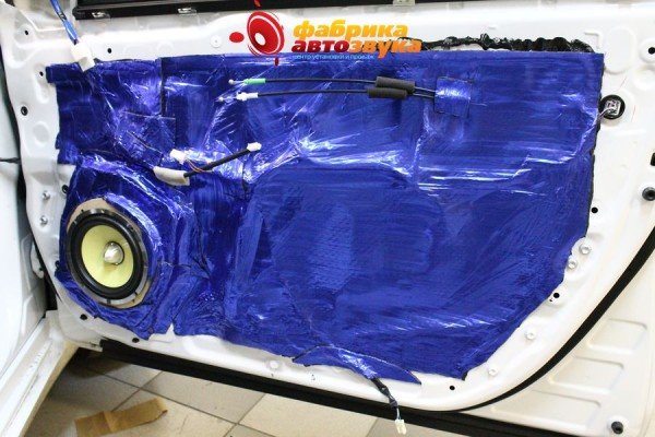 качественная шумоизоляция дверей - Toyota Camry 2015+ (v55)