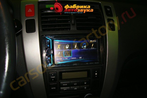 Автомагнитола JVC KW-V10 JVC KW-V10 Hyundai Tucson