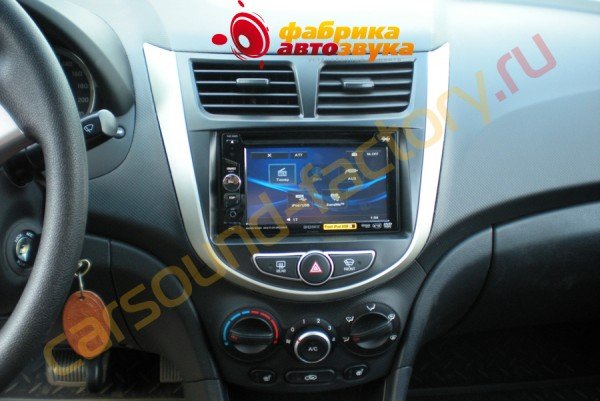 Автомагнитола 2din SONY XAV-E622 SONY XAV-E622 Hyundai Solaris