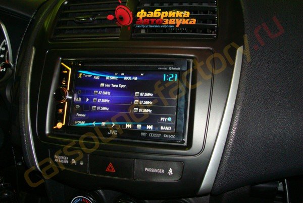 автомагнитола JVC KW-V20BT Mitsubishi ASX