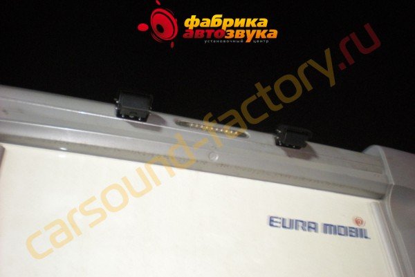 установка камеры заднего вида AVIS AVIS Fiat Ducato