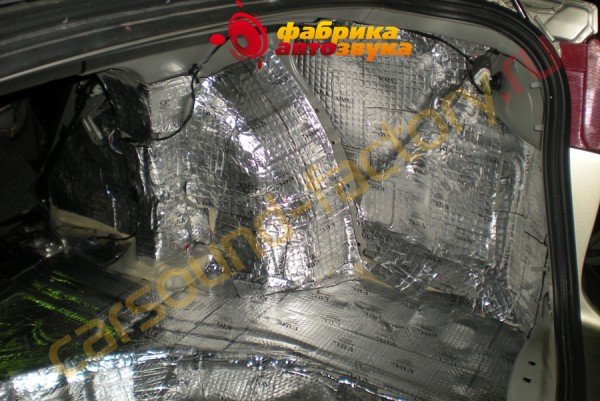 шумоизоляция колесных арок SGM Mitsubishi Lancer X