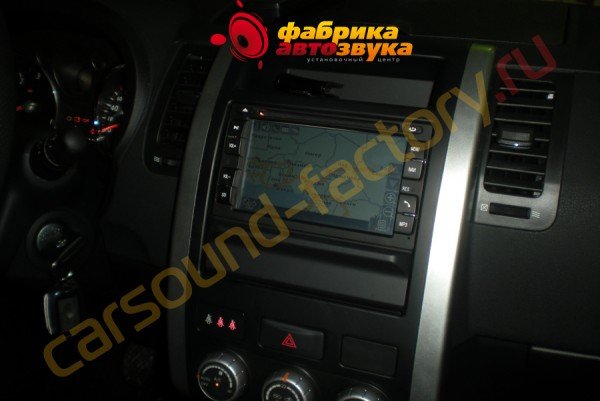 установка автомагнитолы Intro Nissan X-Trail Intro Nissan X-Trail Nissan X-Trail