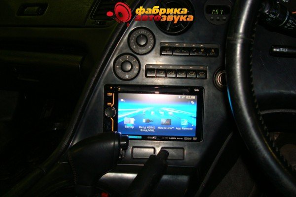 установка автомагнитолы Sony XAV-612bt Toyota Supra
