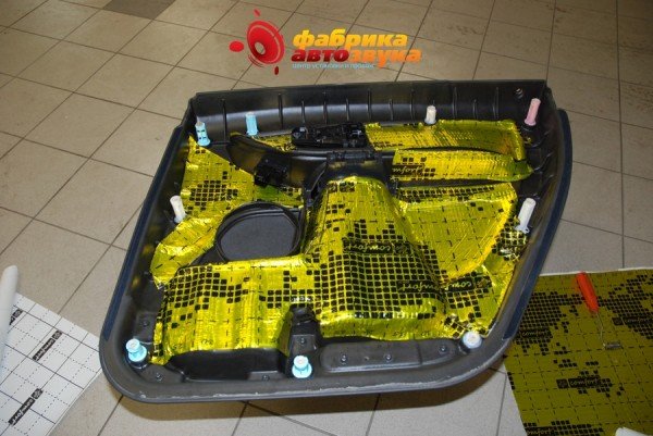 Виброизоляция дверей Comfort Volvo XC 90