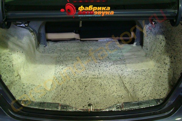 Шумоизоляция багажника SGM Hyundai Sonata 2013