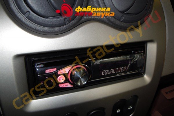 Головное устройство JVC KD-R417 Renault Logan