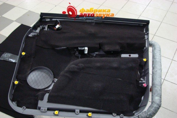 шумоизоляция дверной обшивки Comfort SsangYong Stavic