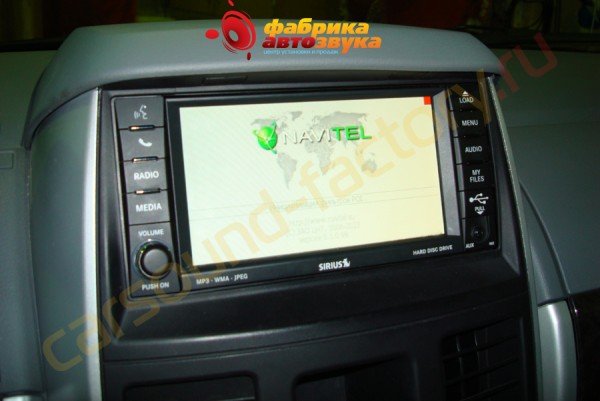 Navitel на штатную автомагнитолу - Dodge Grand Caravan 2011