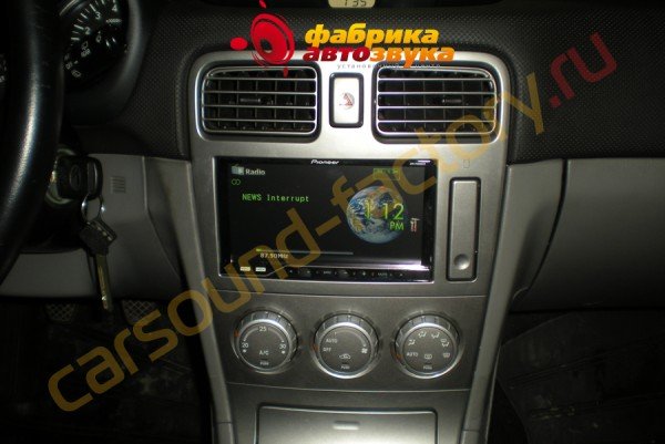 установка автомагнитолы 2Din Pioneer Navgate 42 Pioneer Navgate 42 Subaru Forester