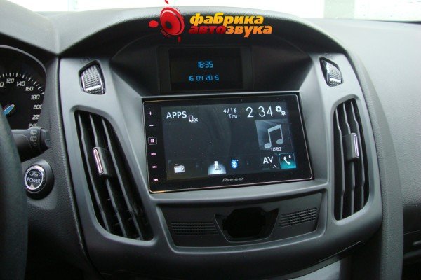магнитола 2din Pioneer DA120 Ford Focus 3