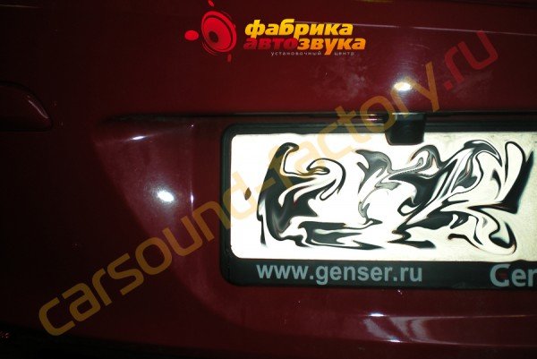 установка камеры заднего хода Phantom Phantom Opel Astra