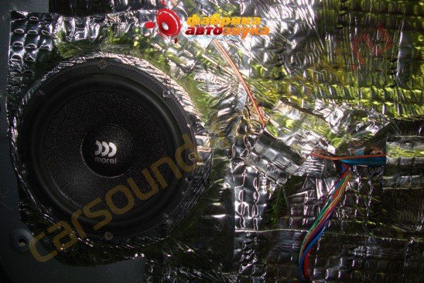 установка фронтальной акустики Morel Morel Mitsubishi Outlander XL
