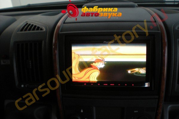 установка автомагнитолы Pioneer AVIC-F20BT Pioneer AVIC-F20BT Fiat Ducato