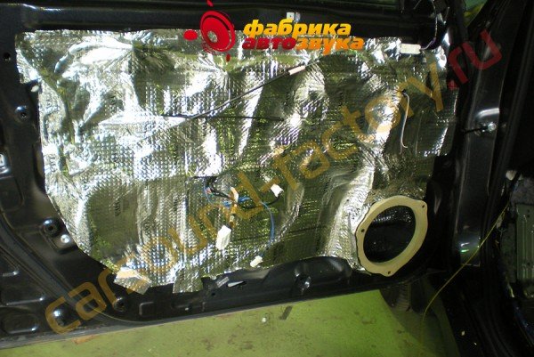 шумоизоляция двери SGM Subaru Forester