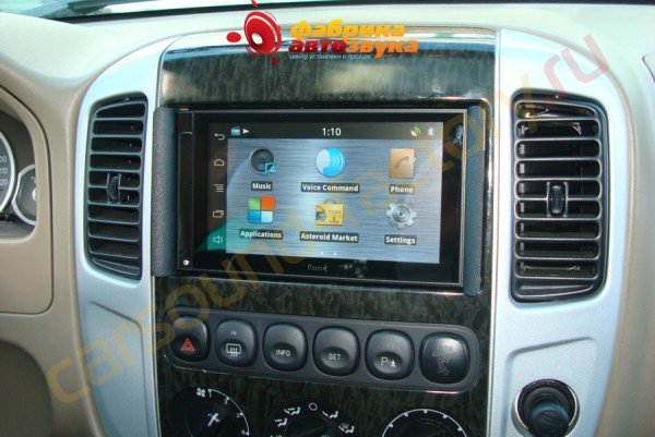 установка магнитолы Parrot Mercury Mariner