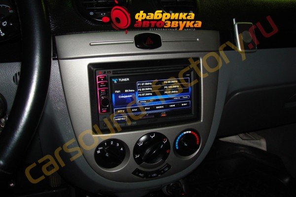 установка мультимедийного центра Kenwood DDX3058 Kenwood DDX3058 Chevrolet Lacetti