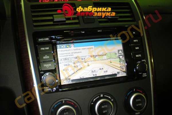 установка автомагнитолы Phantom Mazda CX-9